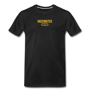 Vaccinated Tee - black