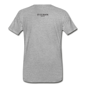 Queers Support Queers Tee | Black Print - heather gray