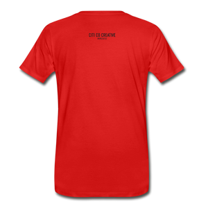 Teachers Support Teachers Tee | Black Print - red