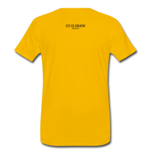 Load image into Gallery viewer, Teacher Mode Tee | Black Print - sun yellow
