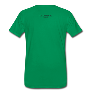 Teacher Mode Tee | Black Print - kelly green