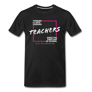 L's into Lessons Tee - black