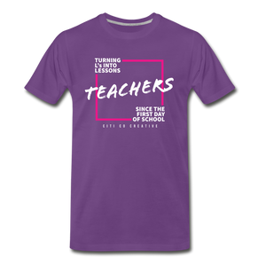 L's into Lessons Tee - purple