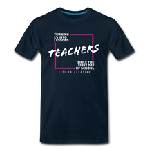 Load image into Gallery viewer, L&#39;s into Lessons Tee - deep navy
