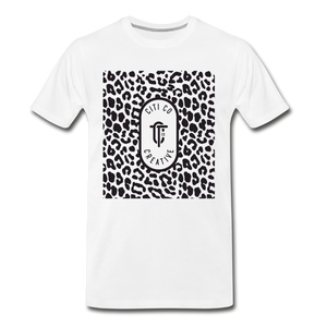 Leopard Citi Co Tee - white