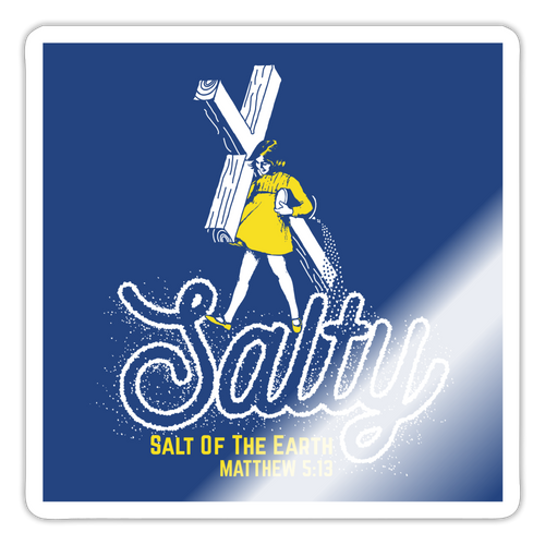 Salty Sticker - white glossy