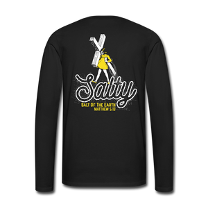 Salty Long Sleeve Tee - black