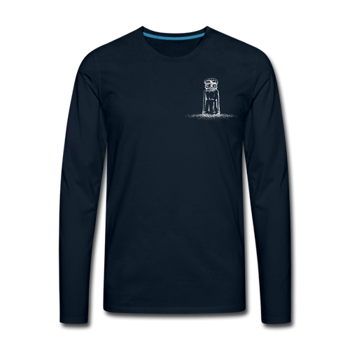 Salty Long Sleeve Tee - deep navy