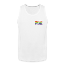 Load image into Gallery viewer, Queer Agenda Classic Tank - Rainbow Print - white
