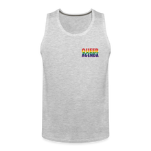 Load image into Gallery viewer, Queer Agenda Classic Tank - Rainbow Print - heather gray
